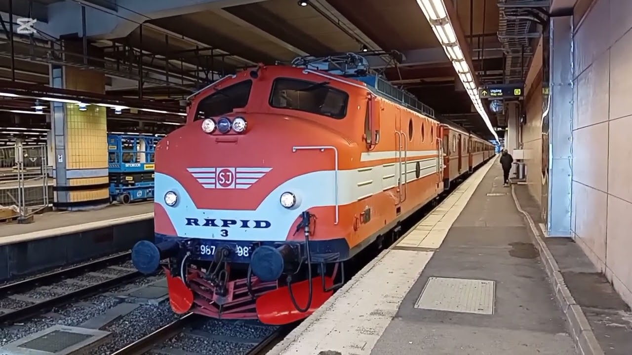 SKÅJ och Nässjö järnvägsmuseum | Veterantågsbonanza i Stockholm Central