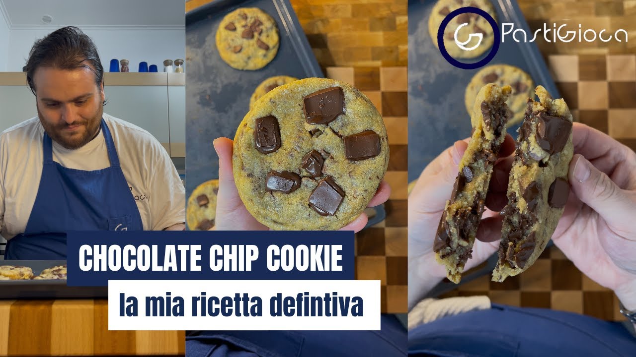 CHOCOLATE CHIP COOKIE 🍪, la ricetta originale di Pastigioca 🍫