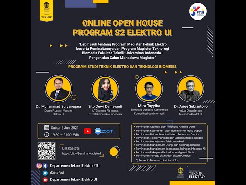 Online Open House - Program S2 Elektro UI