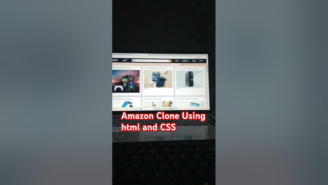 How to create Amazon clone using html and CSS #css #html #webdeveloper ...