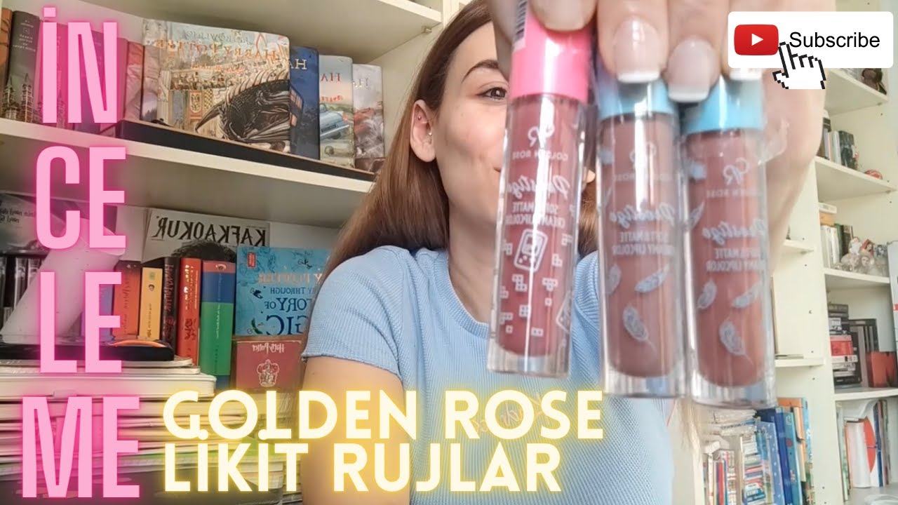 BİM'den Aldığım Uygun Fiyatlı Golden Rose Rujları Deniyorum! (4) 