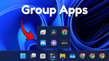 Create App Folders in Windows Taskbar - AppGroup
