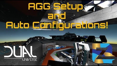 How to Setup Your Anti Gravity Generator in Dual Universe! | Script Autoconfigurations.