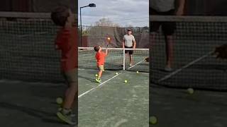 Tennis with my 3 year old #toddlers #tennisdrills #kidsactivities #grandparenting