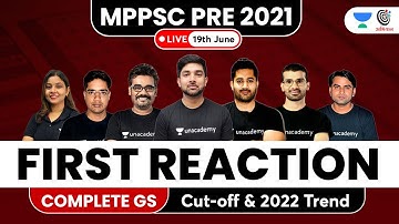 First Reaction on MPPSC Prelims 2021 Paper | Cut-Off & Trend