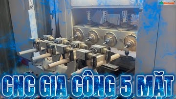 MÁY CNC PHAY KHOAN 4 TRỤC 16 DAO BÀN KẸP LẬT 180 ĐỘ WM-4X4A6JR.