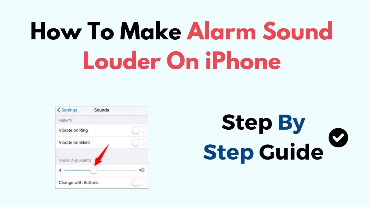 how-to-make-alarm-sound-louder-on-iphone-youtube
