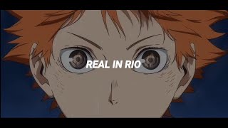 Real in Río x hot wings // Haikyuu!! 🏐