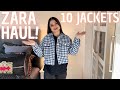 ZARA HAUL 10 JACKETS 2022 I TRY ON I Mary´s Closet