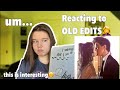 reacting to my OLD instagram edits!