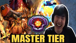 How MASTER TIER EARTHSHAKER play position 4 | with DOTA 2 TIPS