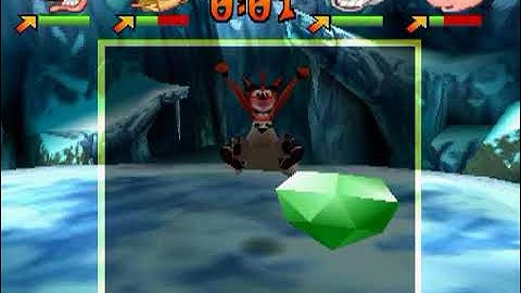 Crash Bash | MANIC PANIC | GEM CHALLENGE | PS1