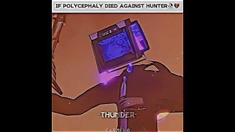 What if Polycephaly died battling Hunter in episode 79|Montagem Supersonic|#skibiditoilet#skulledit