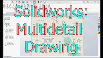CAD with Solidworks: Multidetail Drawings