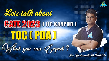 GATE 2023 IIT KANPUR TOC ( Push Down Automata)