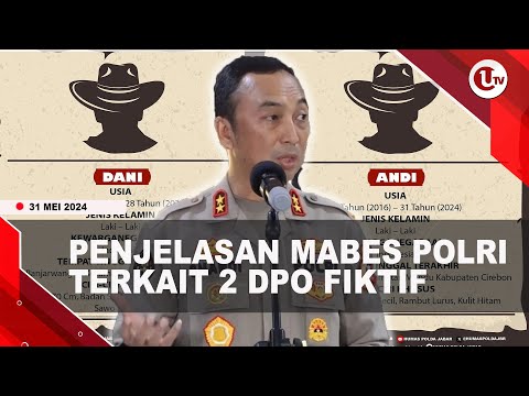 MABES POLRI UNGKAP ALASAN 2 DPO KASUS VINA FIKTIF | U-NEWS