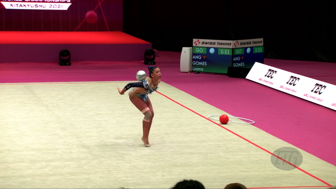 GOMES Luana (ANG) - 2021 Rhythmic Worlds, Kitakyushu (JPN) - Qualifications Ball
