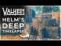 VALHEIM: Building Helm&#39;s Deep from Lord of the Rings