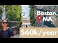 Living in boston on 60k a year