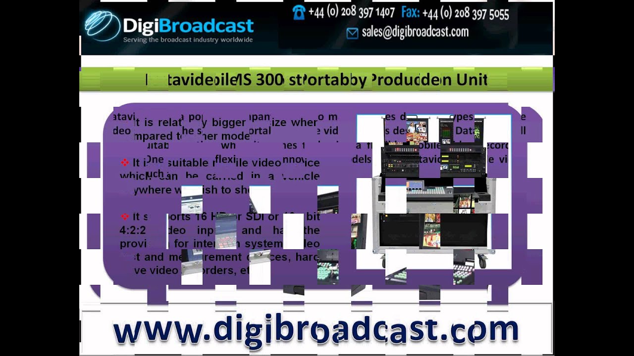 Datavideo Portable Production Units and Mobile Video Studios By www.digibroadcast.com