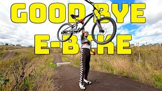 I traded my e-bike for a full suspension mountain bike! was it worth it? specialized stumpjumper!