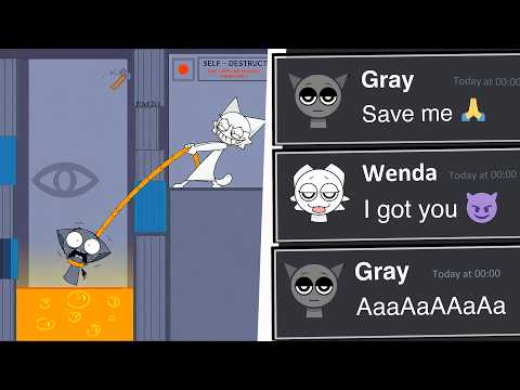 Wenda Tries to Save Gray… But Things Keep Getting Worse 😭 | Sprunki Reacts