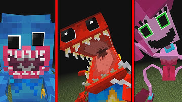 Project Playtime ALL JUMPSCARES in Minecraft PE ADDON Box Boo