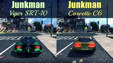 VIPER SRT-10 VS Corvette C6 Junkman Performance Drag Race in NFS MW
