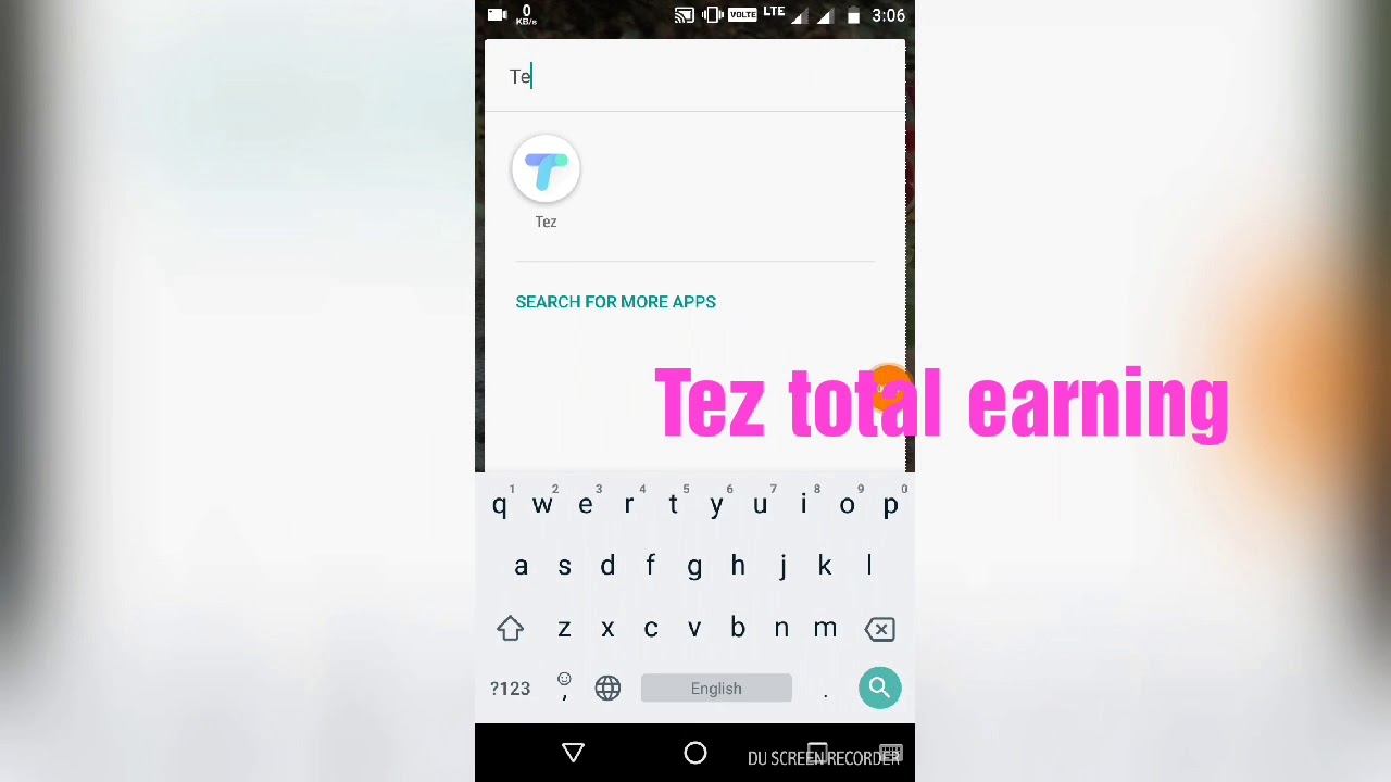 Tez app by Google..My earnings in Tez app..!!!