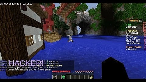 RUNNING ON WATER HACKER CAUGHT! | Mineplex Survival games gameplay #4