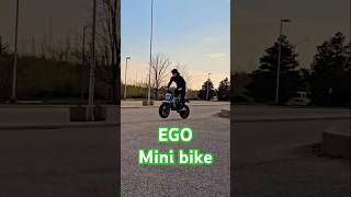 Powerful Electric Mini Bike - EGO Power Tools                       #ebike #minibike #cordlesstools