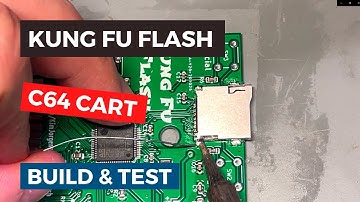 Building and testing a Kung Fu Flash C64 Cartridge