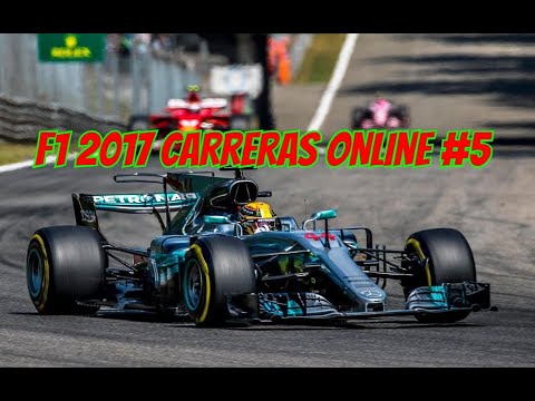 F1 2017 Carreras Online #5 trayectoria y desplazamiento