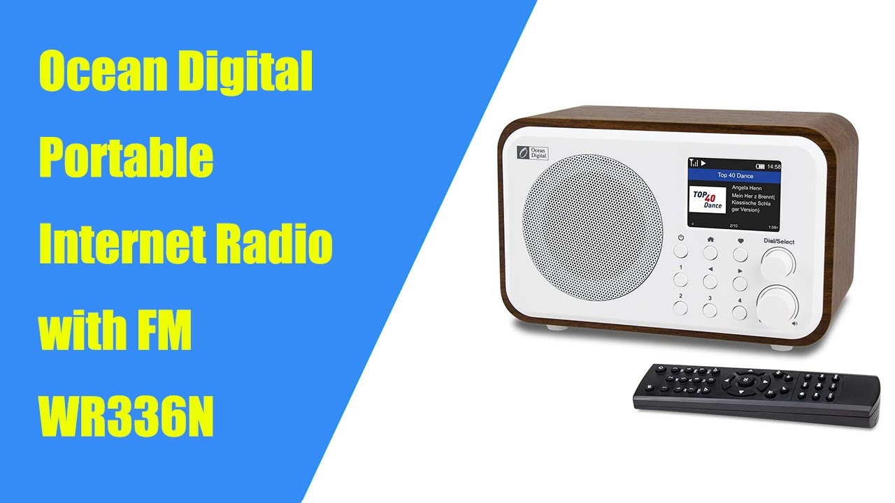 Ocean Digital WR336N Overall introduction, a portable internet radio ...