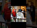 Cute Cat &amp; Parrot ❤️ #cat #cute #like #likeforlikes #subscribe #shortvideo #shorts #short #trending