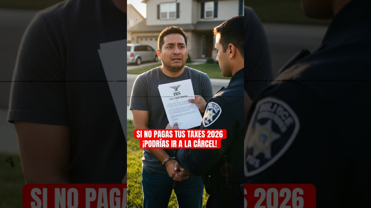 Si no pagas tus taxes2026 ¡Podrías ir a la cárcel!
