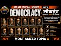 Democracy | Concept, Types and Thinkers | Unit 1 | UGC NET Political Science | Most Asked Topic