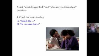 Part 2 - ACTIVE LISTENING SKILLS FOR TEACHERS