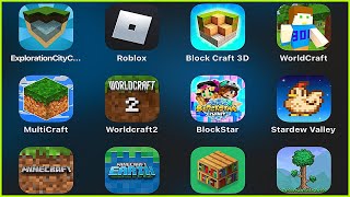 Exploration City Craft,Roblox,Block Craft 3D,Stardew Valley,Block Star Planet,Minecraft,Terraria screenshot 4