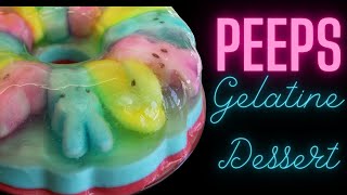 Easter Peeps In Gelatine Dessert - I Did It So You Wont Have To