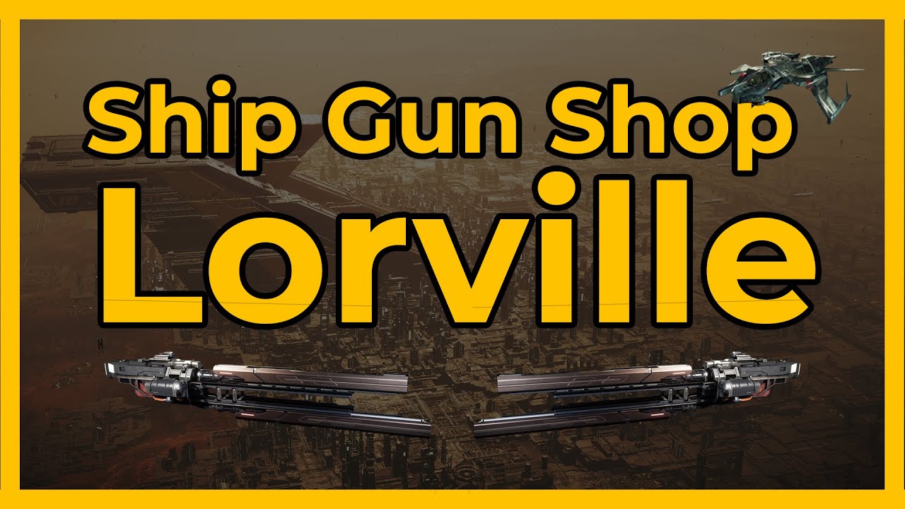 Star Citizen: Where to find Lorville weaponry shop for ship guns - YouTube