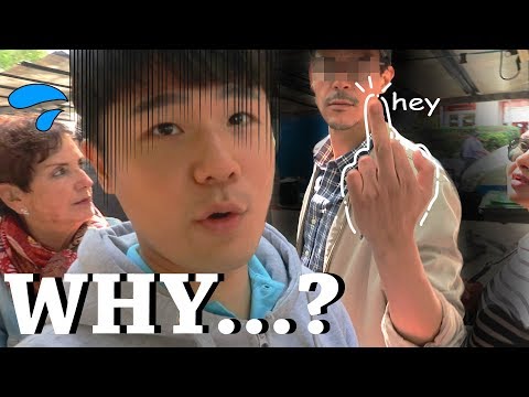 프랑스 파리 과일시장에서 다짜고짜 뽁큐 라는 프랑스남자. 무례하��네요. 어떻게 해버릴까요? l 세계일주#93