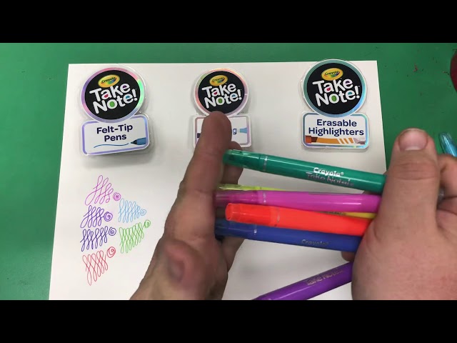 What's New: Crayola Take Note! Collection Makes Student Life