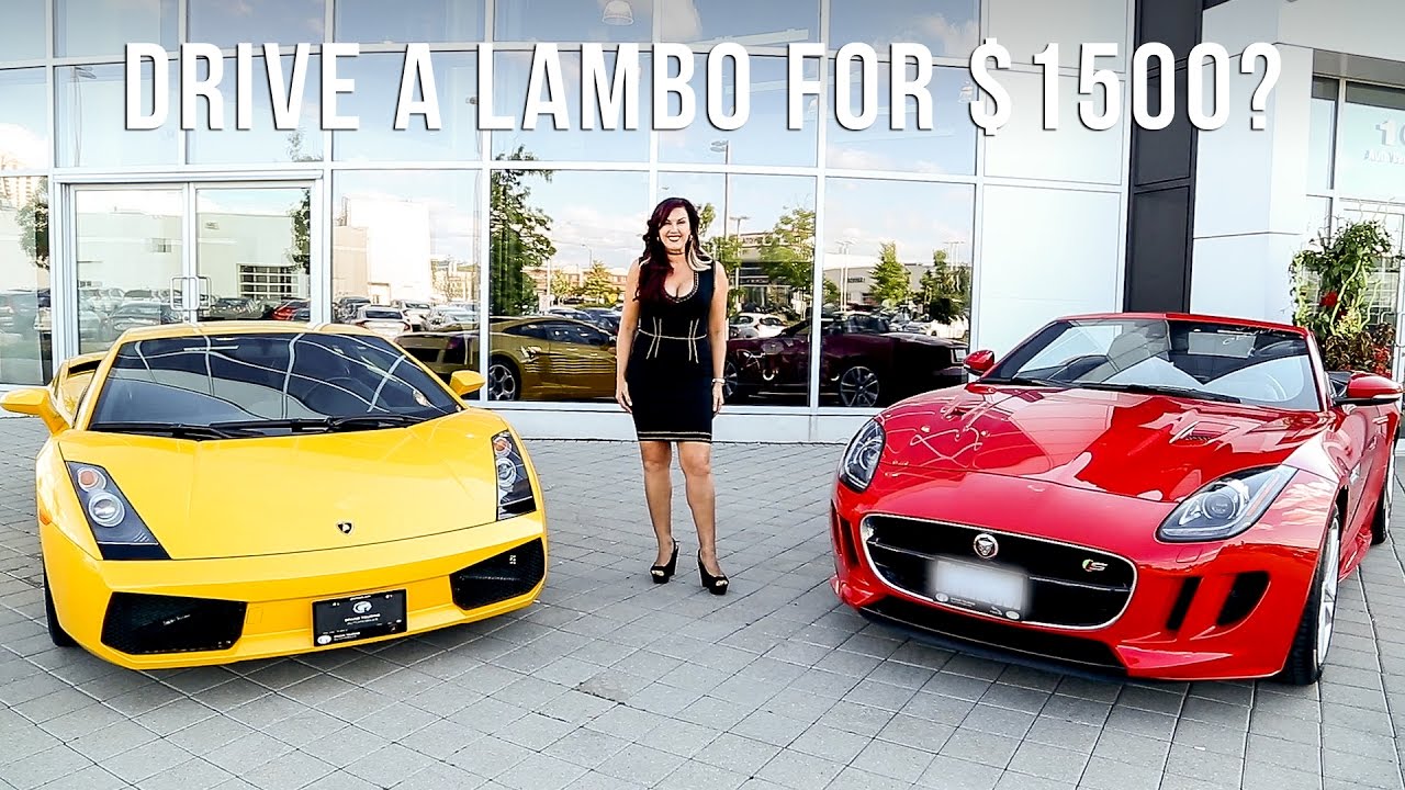 How To Drive A Lamborghini For 1500 Cad A Month
