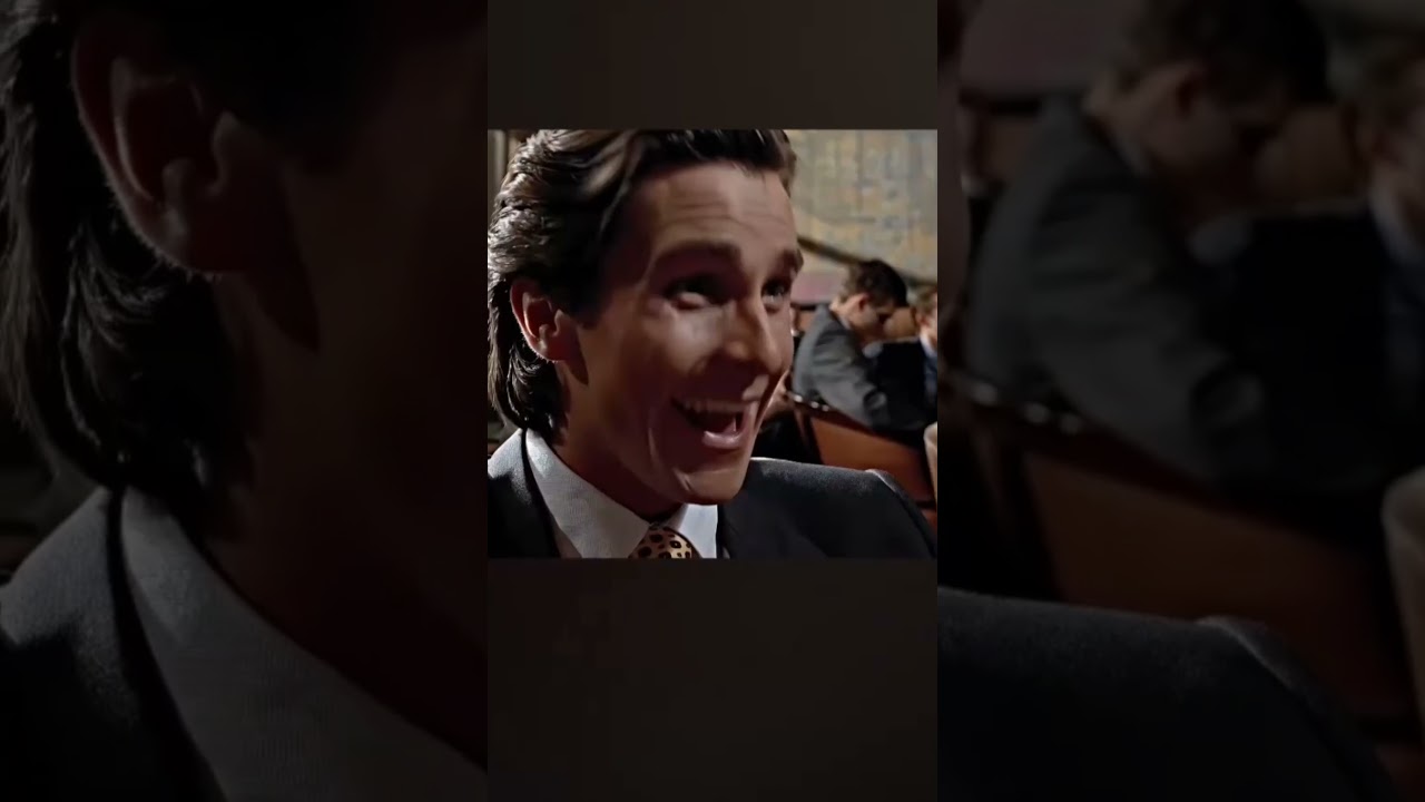Patrick Bateman - "I Want To Fit In" ||   #sigma #edit #christianbale #patrickbateman  #shorts