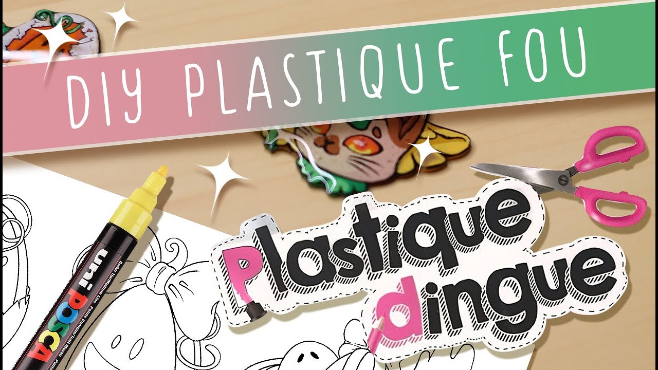 Découvrir le plastique fou avec des Posca & de la résine #2 !