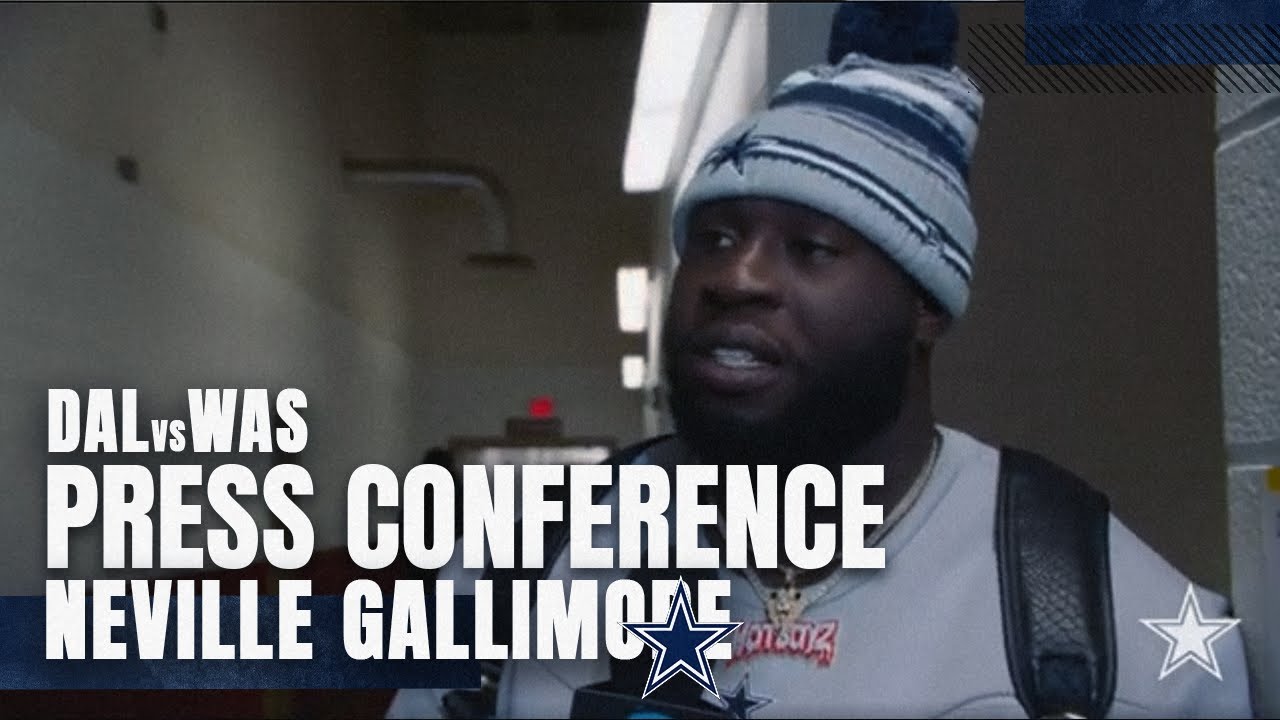 Neville Gallimore Postgame Week 14 | #DALvsWAS | Dallas Cowboys 2021