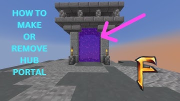 How To Make Or Remove Hub Portal in Fakepixel Shyblock | @AnuDadaGaming