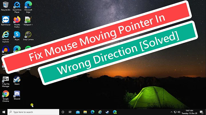 Fix Mouse Moving Pointer In Wrong Direction [Solved]