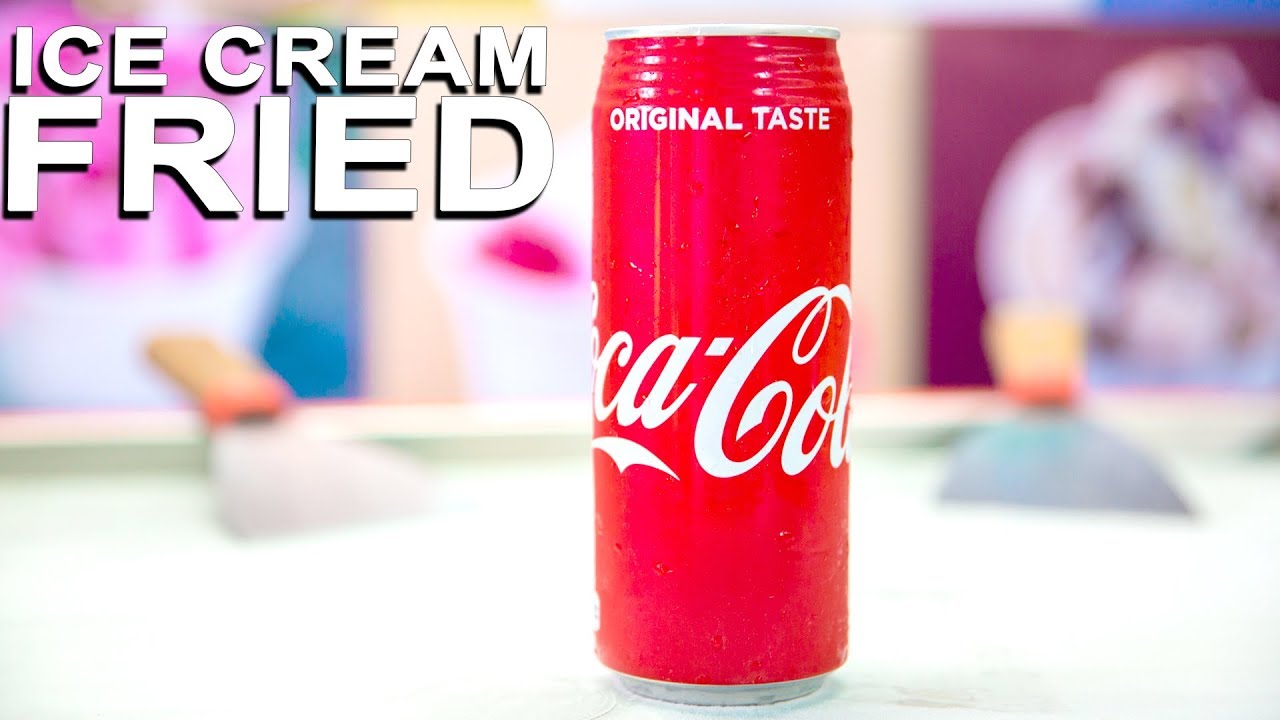 How to Make Coca Cola Ice Cream Rolls | COKE ORIGINAL TASTE SATISFYING ASMR